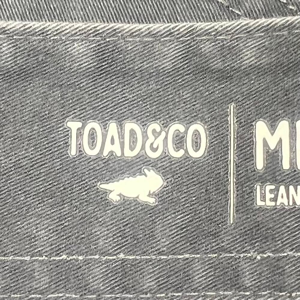Toad&Co Mission Ridge pants men’s 36x34 5 pocket pant lean fit charcoal gray - Picture 8 of 9